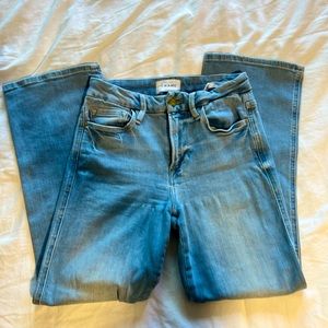 Frame jeans.  Le Crop Mini Boot . Size 27
